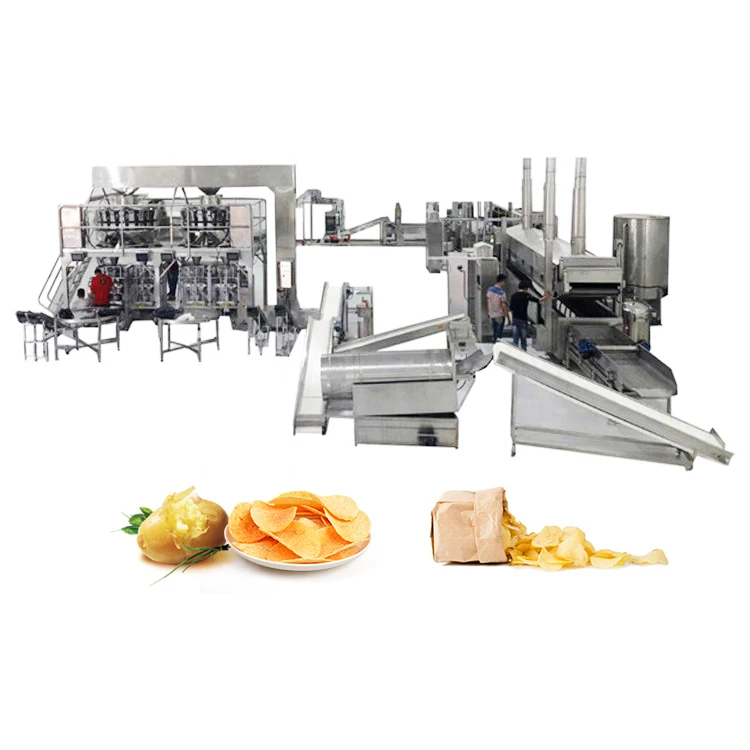 TCA competitive price potato crackers chips making machine  price automatic potatoes/banana chips machine