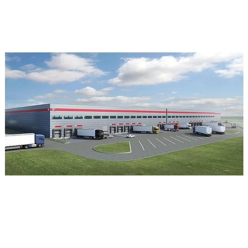 Low Cost China Prefabricated Structural Steel Building Industrial Warehouse Shed Steel Structures