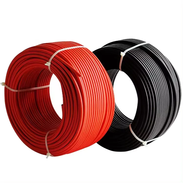 Factory Wholesale 30A XLPE PV Cable 4mm Battery Accessories for Solar Panel Use