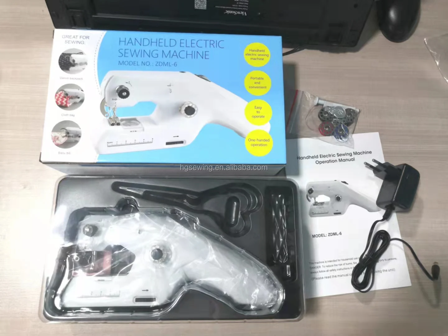 VOF ZDML-6  New Innovation GEN SIX automatic wig hand held hair weaving sewing machine