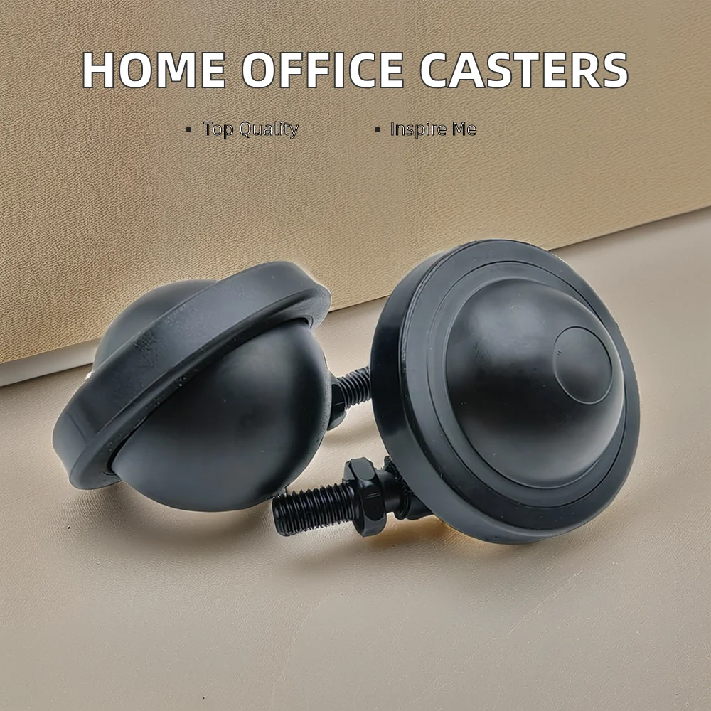 Home Office and Hotel Furniture Casters Zinc Alloy Brass Swivel Wheel for Chairs for Bathroom Exterior and Supermarket Use