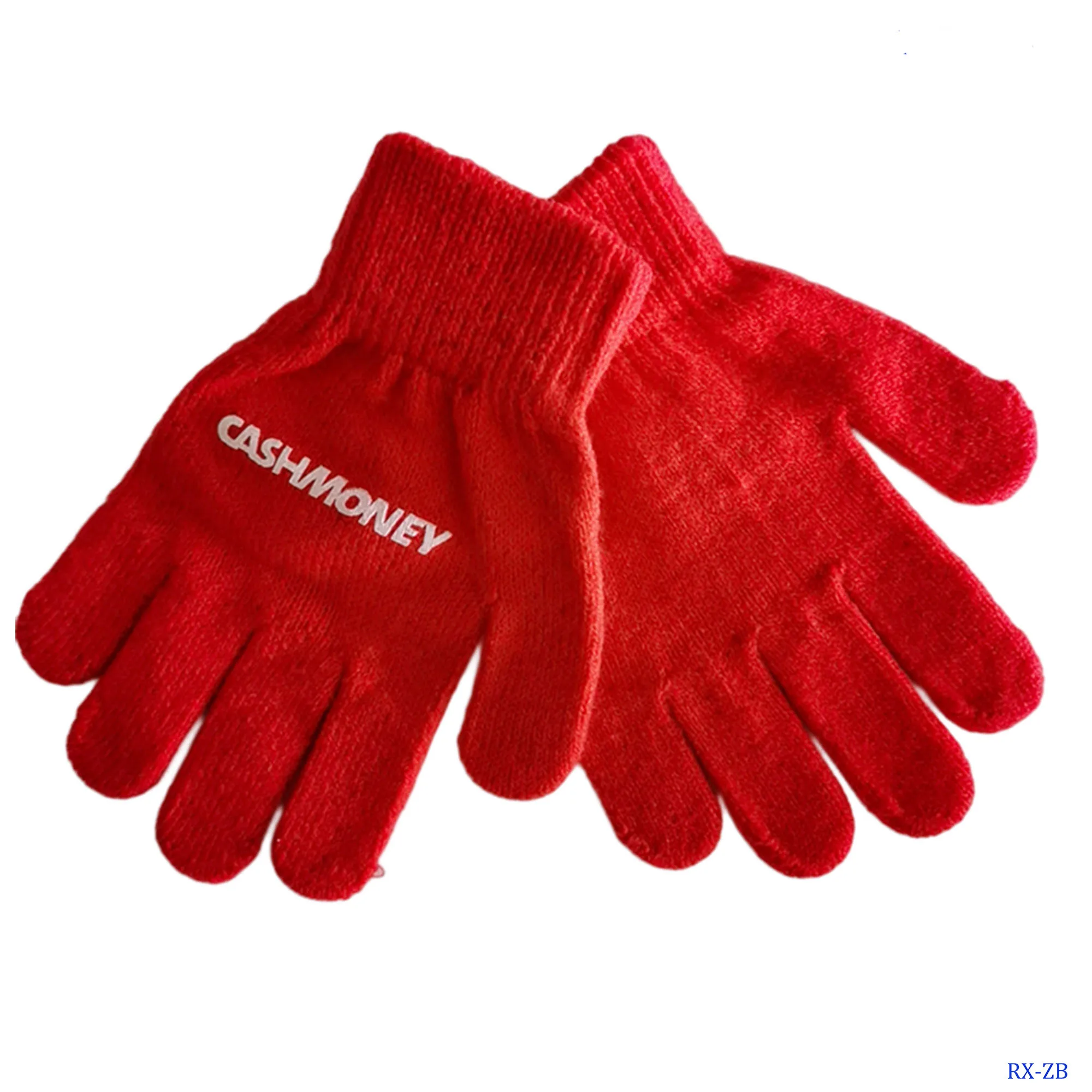 Hot Sale Football Team Fan Polar Fleece Inside Knitting Glove Scarf Winter Hat Beanie Set