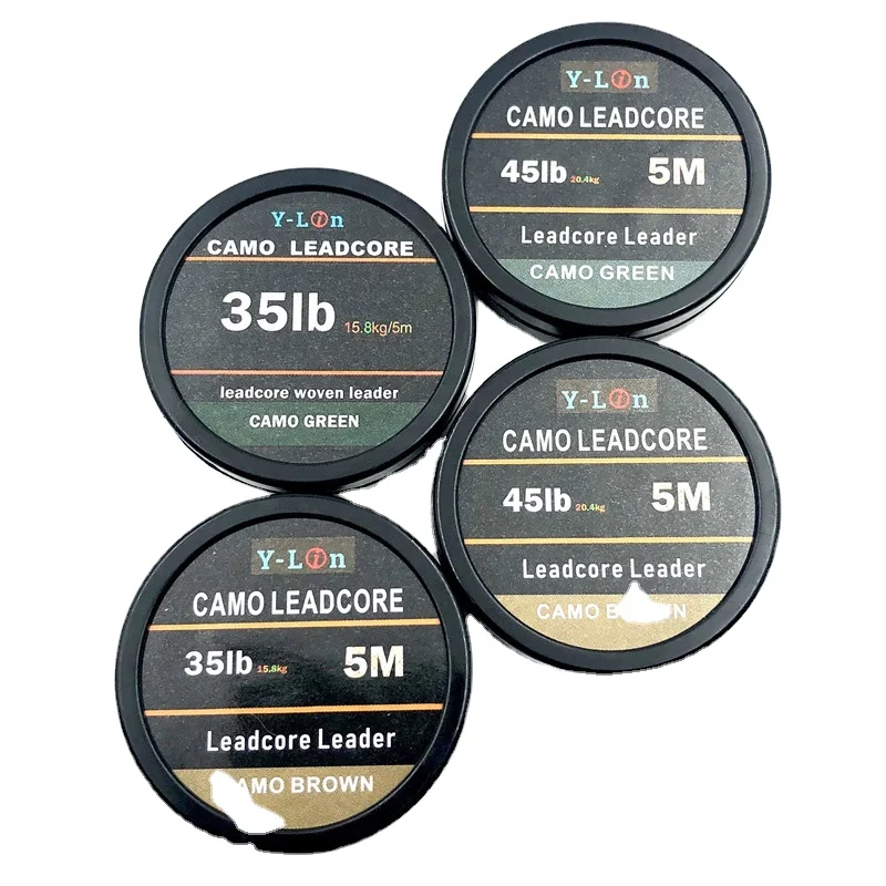 Carp Fishing Leadcore Hooklink Lead Free Leader Braid for Rigs Hooks Terminal Tackle Accessories