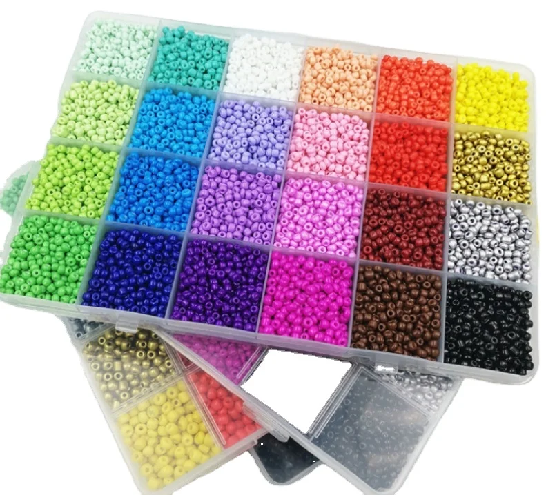 15g 2mm 3mm 4mm Effect of The Lacquer That Bake Charm Czech Glass Seed Beads for Jewelry Making DIY Handmade Bracelet