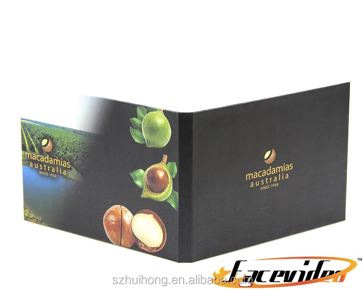 Best selling wholesale lcd video box customize for business gift cards mailer kit greeting card video brochure