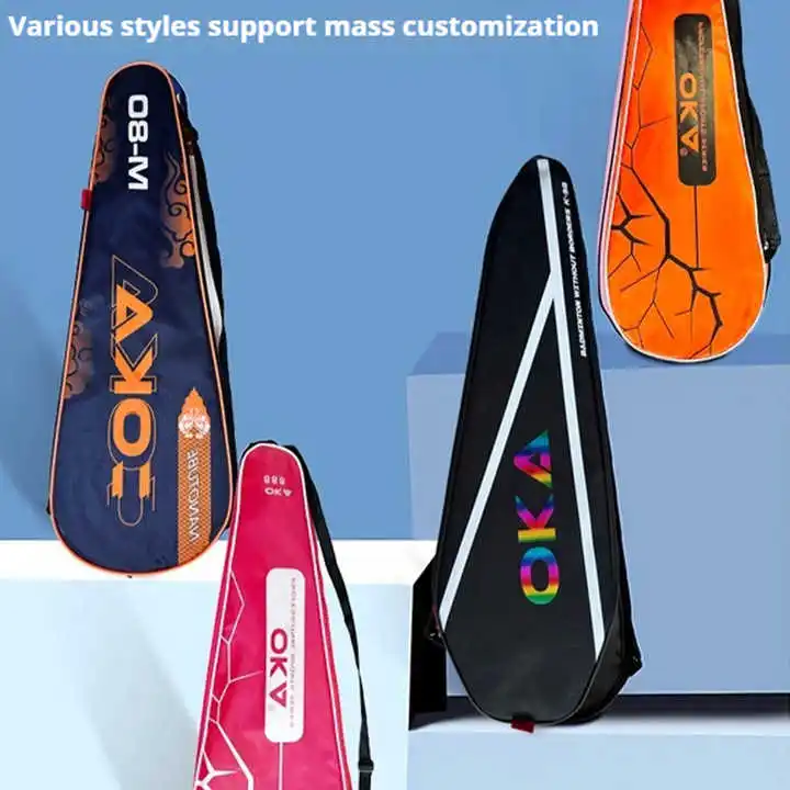 High-Quality Badminton Gear Carry Bag Shockproof Racket Cover with Comfortable Handle for Easy Transport