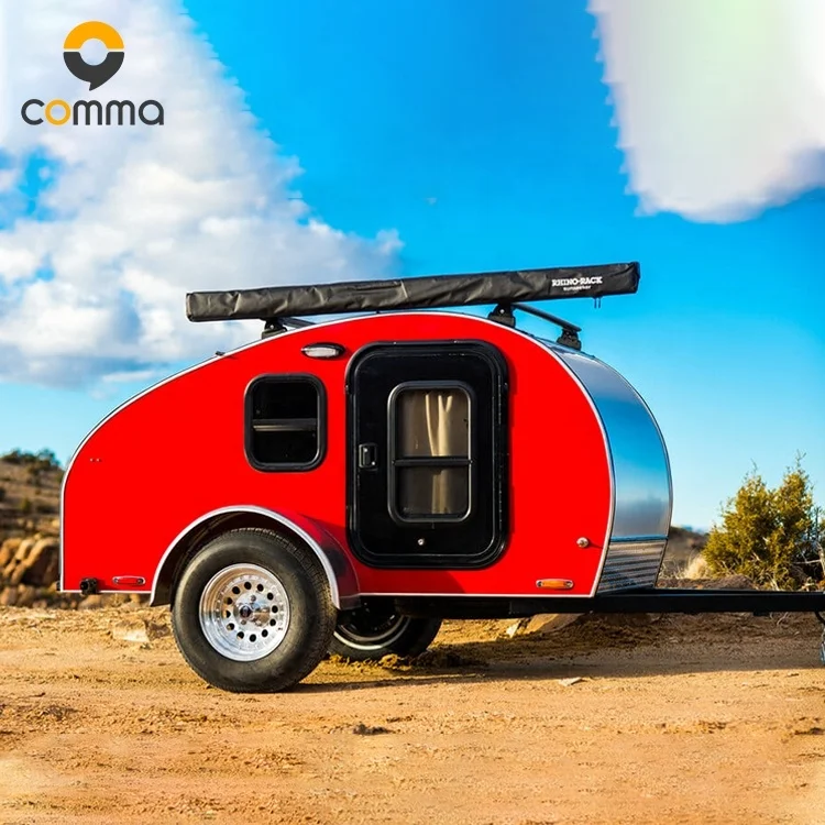  Hot sale offroad teardrop camping trailer camper mini