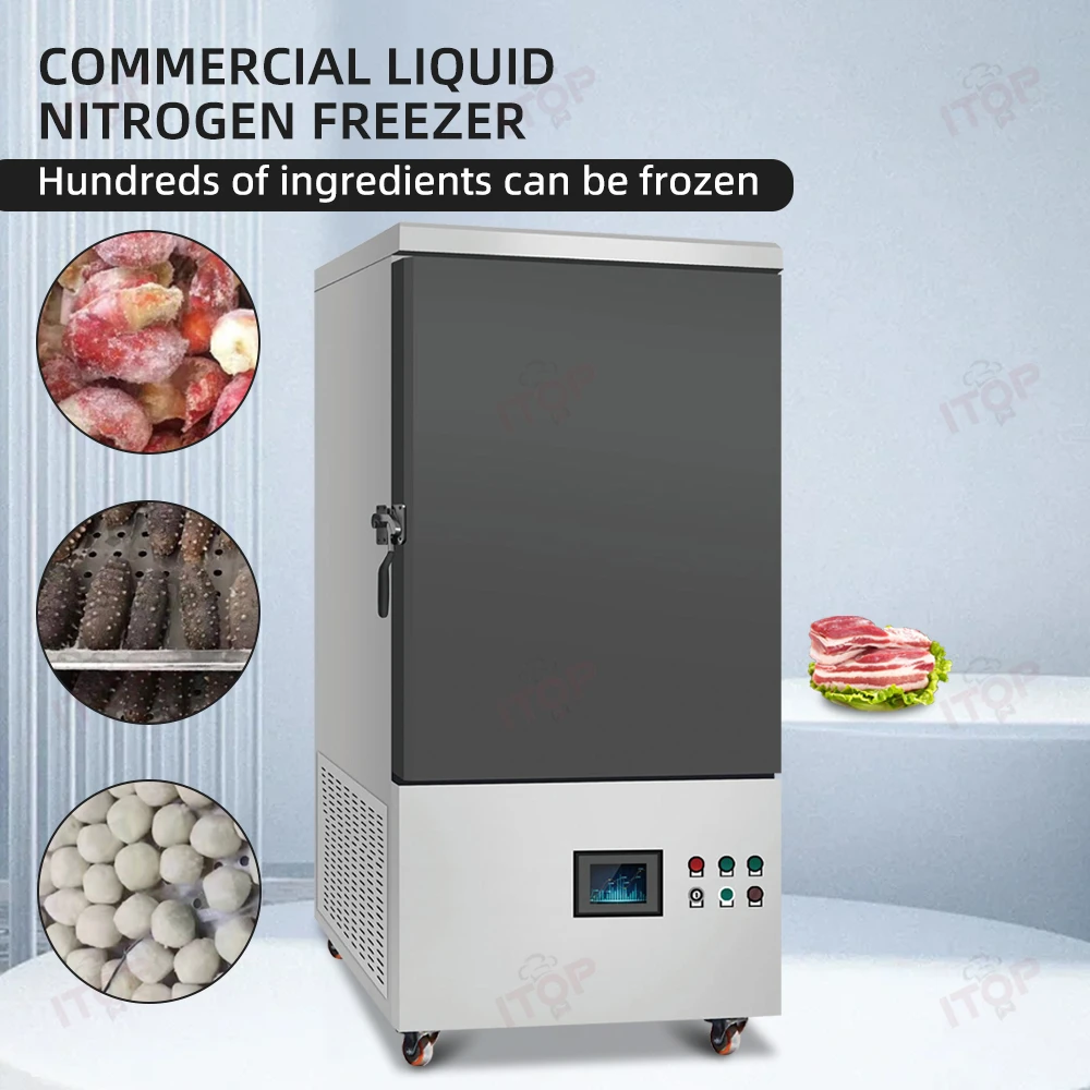 Food Processing Flash Quick Rapid High-speed Freezing Shock Freezers Blast Equipment Liquid Nitrogen Freezer