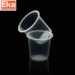 Factory Supply 7.5oz/221ml EVOH High Barrier Custom Disposable Cups Yogurt Packaging reusable Plastic Cup With Lids