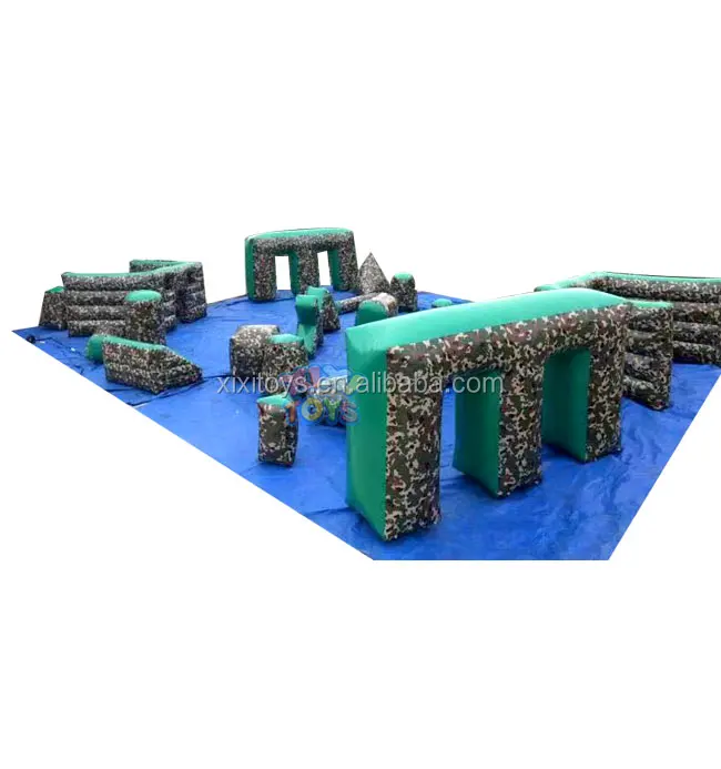 Cylinder inflatable paintball bunkers / Archery inflatable oil barriers