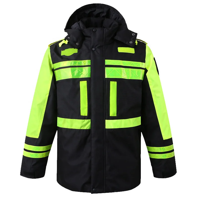 Customize High Visibility Waterproof  Reflective Safety Jacket