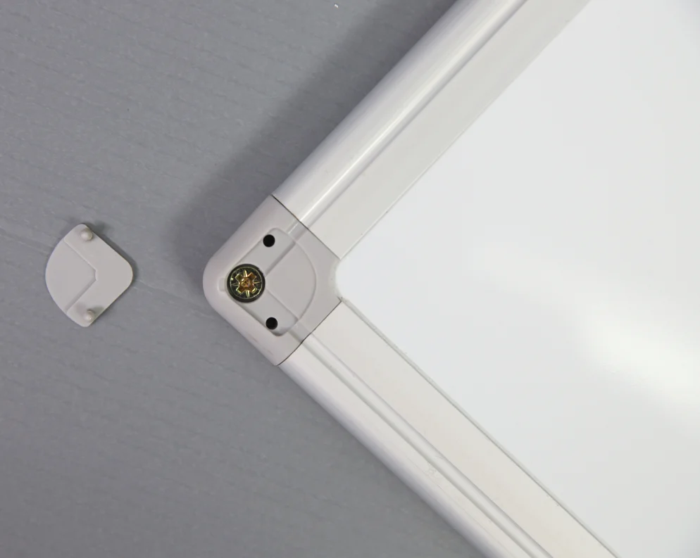 Hot sale magnetic lacquered steel import enameled steel dry erase writing whiteboard school classroom concealed mounting corners