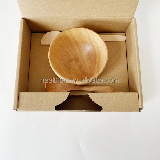 Face Skin Care Cute Mini DIY Cosmetic mask bowl Bamboo Facial Mixing Mask Bowl & Brush Spatula and Spoon Sets