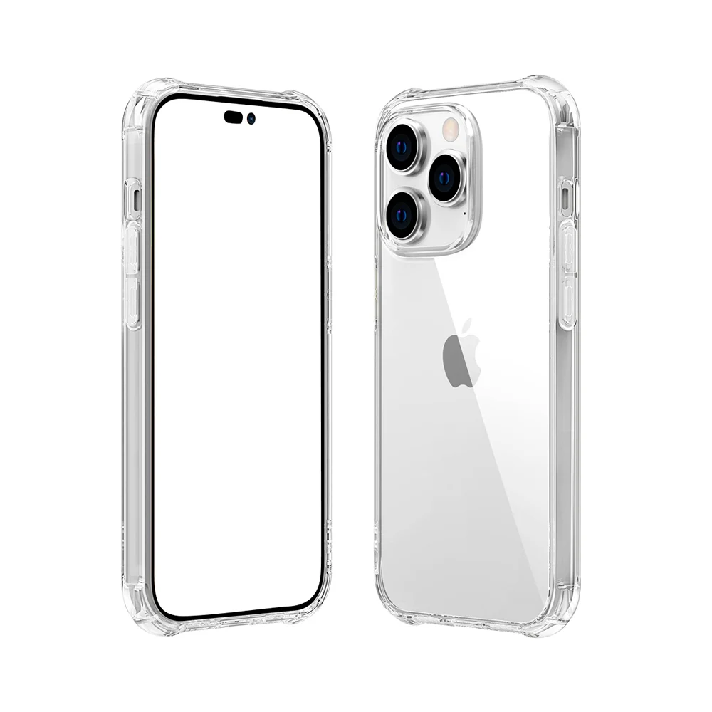 Geili I14 Series Anti Yellow Clear Anti Fall Phone Cover For Iphone 14 Hot Selling Transparent Phone Case