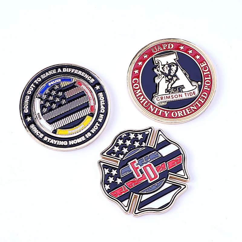 Custom Challenge Coins Fantasy Pirate Coins for Gifts, Custom Zinc Alloy Commemorative Coins for Events