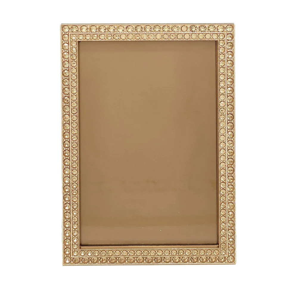 PROMOTIONAL METAL GOLD PHOTO PICTURE FRAME FOR WEDDING 4X6