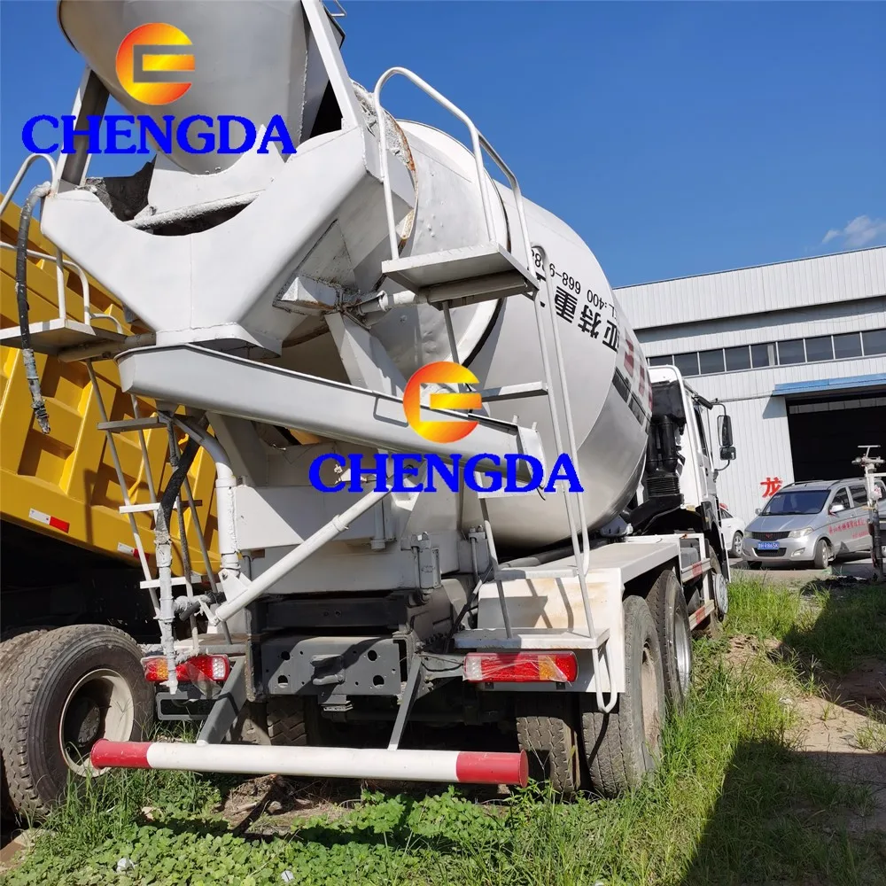  Прямая продажа хорошее состояние б/у Бетономешалка sinotruck howo бетономешалка для