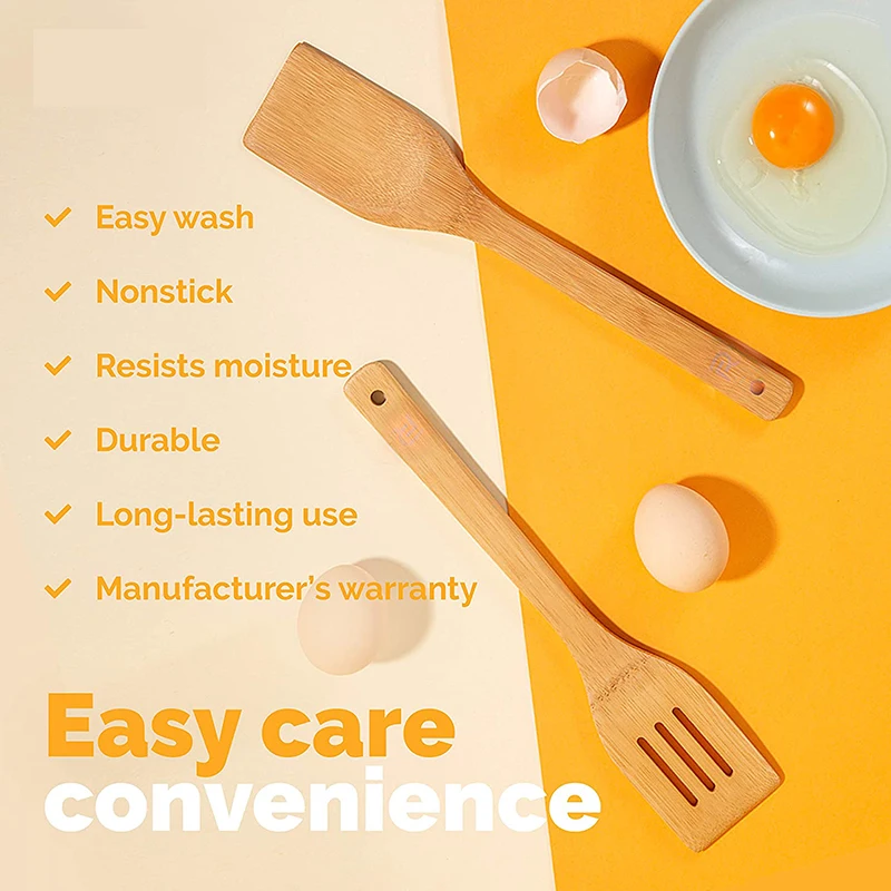 Wholesale Customized High Quality Household Professional Wood Spatula Spoons For Cooking