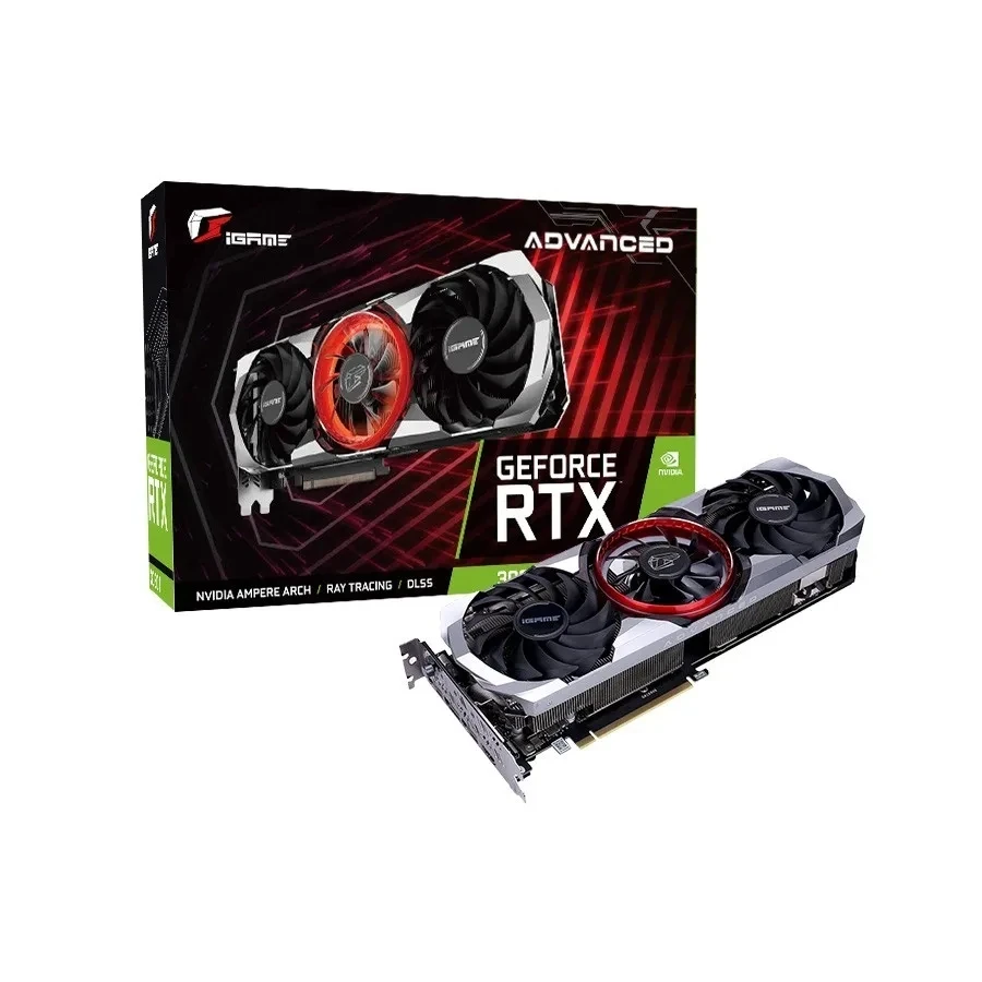 Игровая графическая карта Colorful iGame GeForce RTX 3060 Advanced OC 12G LHR поддержка видеокарт rtx3060 gpu 12 Гб