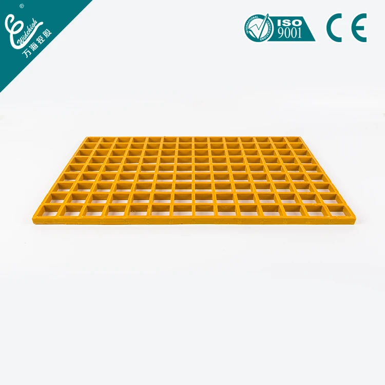 The Most Durable Fire Retardant Chemical Corrosion Resistance Molded Pull Extruded Mesh FRP Walkway Floor