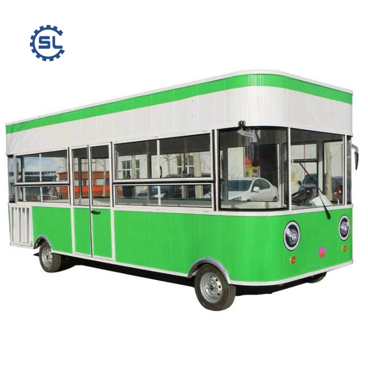 Factory Supply Electric Dining Car Mobile Breakfast Food  Coffee Cars