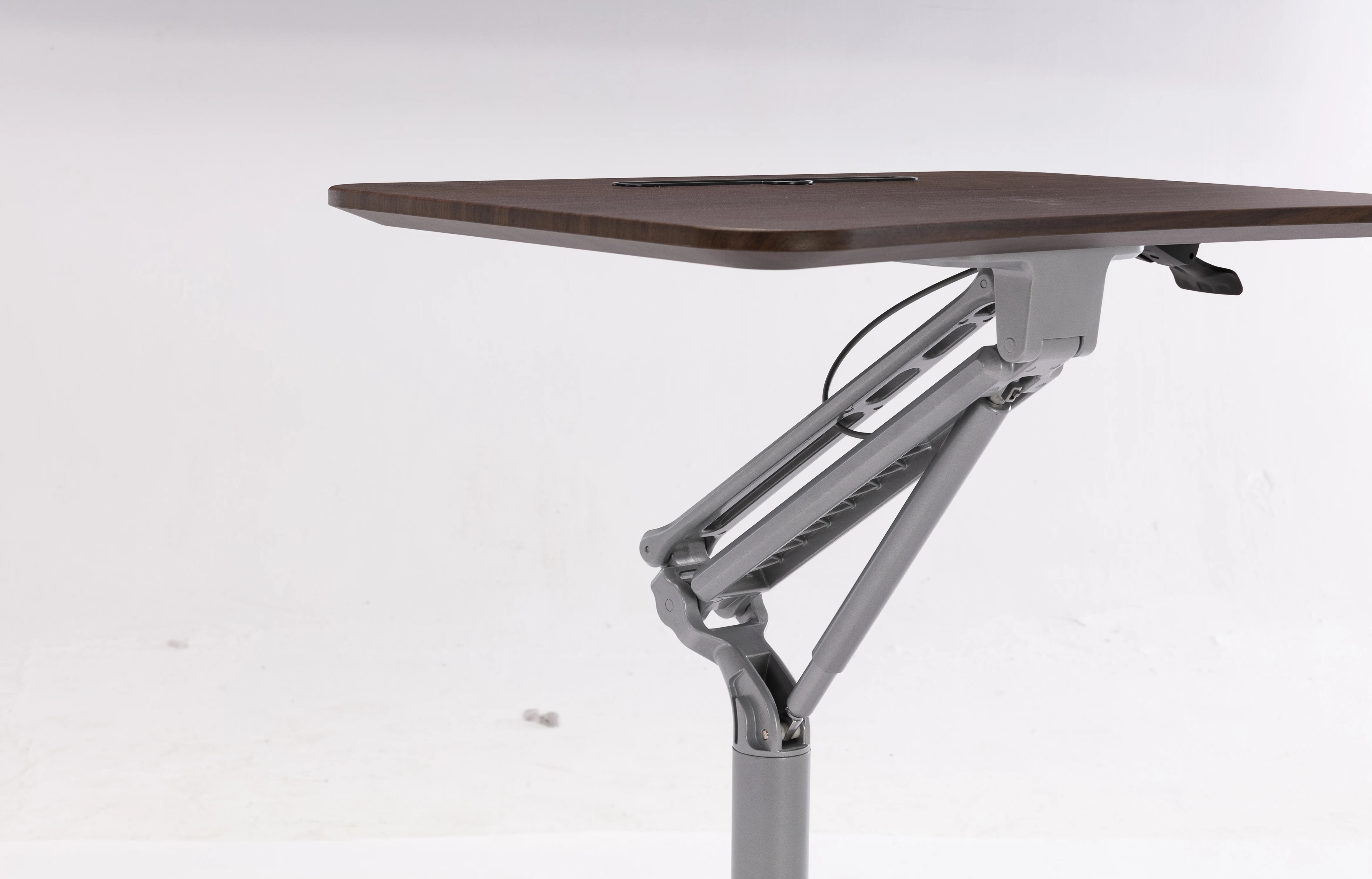 
Single Column Gas Lifting Adjustable Height Table Laptop Computer. 