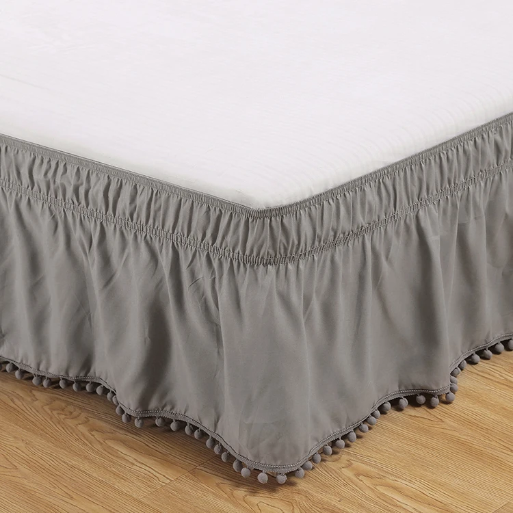 Cheap Hot Sale Soft Safety Customized Twin King Sheet Lace Bedding Skirt Set