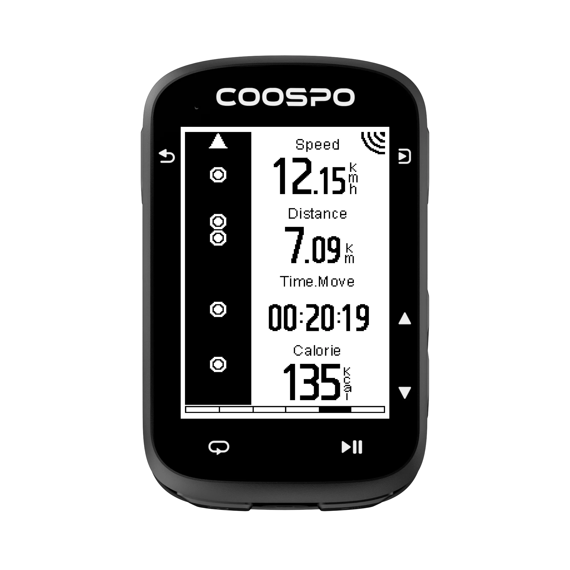 Coospo CS500 GPS Bike Computer with Route Navigation and Long Battery Life - Cycling Computer for Road