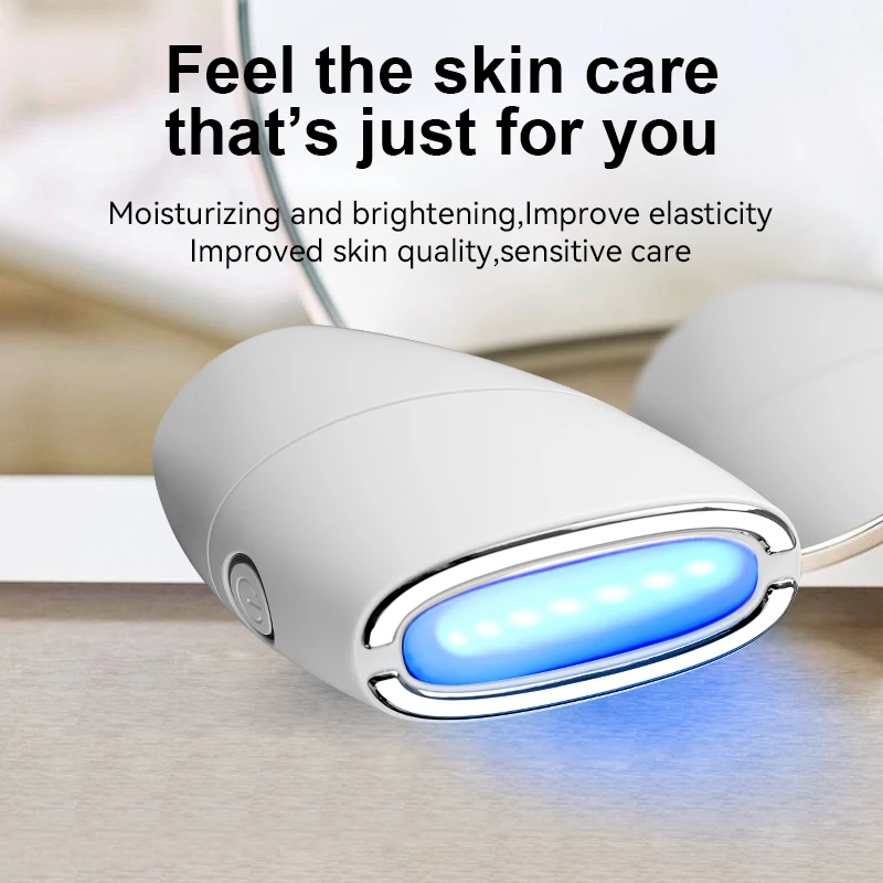 MOONSITI mini home use beauty equipment anti aging LED EMS RF face lifting device personal use