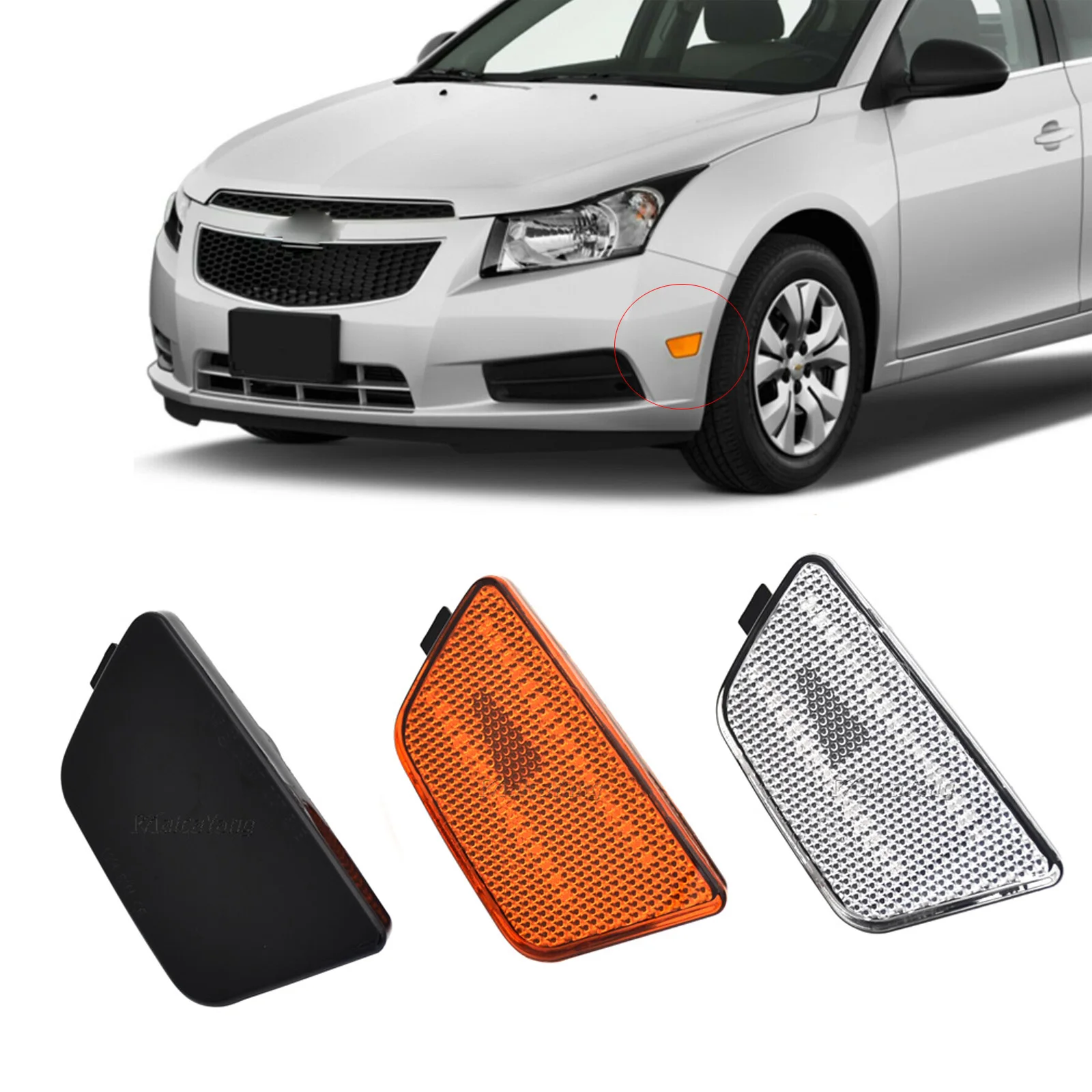 LED Side Marker Signal Light For Chevrolet Chevy Cruze 2011 2012 2013 2014 2015 2016 Sequential Flashing