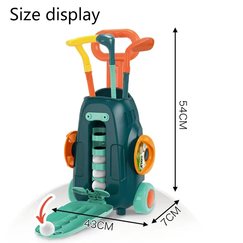 2024 New Arrivals Funny Indoor Kids Golf Set Sport Toys Kids Plastic Golf Toy Toddler Kids Golf Set