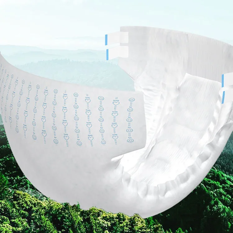 2024 elderly care products high quality spunbond woven fabric breathable surface unisex diapers for adult urine indicator