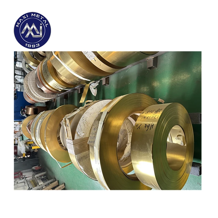 Bright colour factory price brass H70 C26000 copper strip coil foil