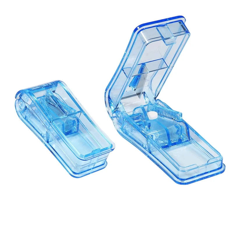 Mini Pill Cutter Medicine Organizer Box Pill Crusher Grinder Spliter Tablet Cutter Divider Holder Case