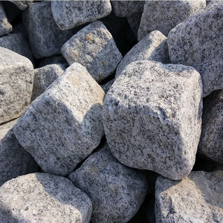 New Arrival G603 Granite Cobbles Paving Stone All Split Surfaces Driveway Paving Antique and Tumbled Granite Paving Stone