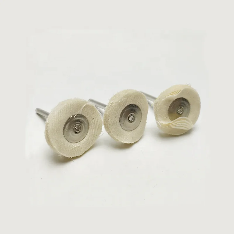 Cheap polishing cloth wheel Cotton grinding head Rotary grinder Accessories Jewelry Mirror polishing 3.0MM