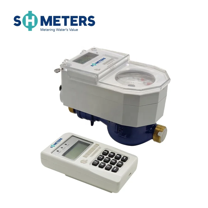 Brass Body Wireless Split Keypad STS Prepaid Water Meter