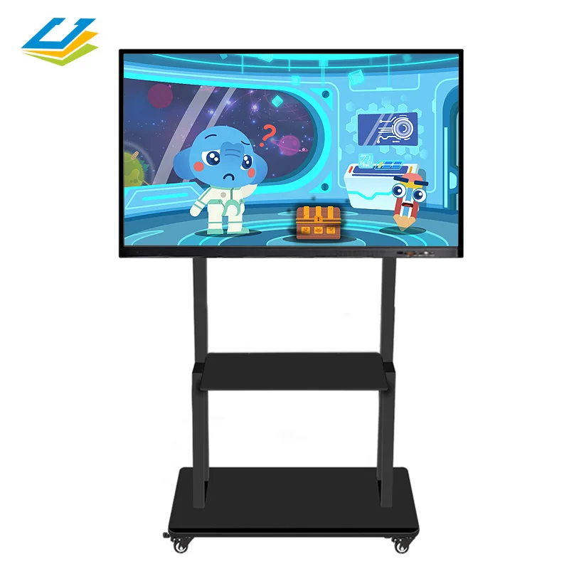 CENVIEW 4k portable touch screen LCD monitor, with USB C and touch OSD 65 inch all in one educational equipment