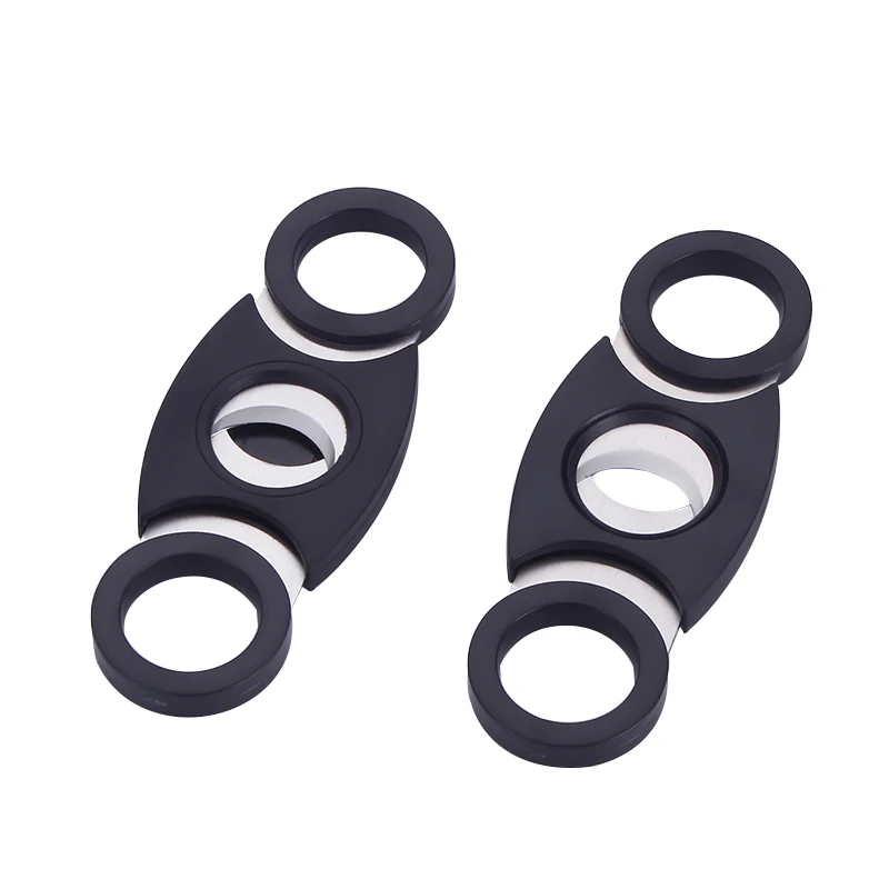 Популярный черный пластиковый нож для сигар роскошный резак