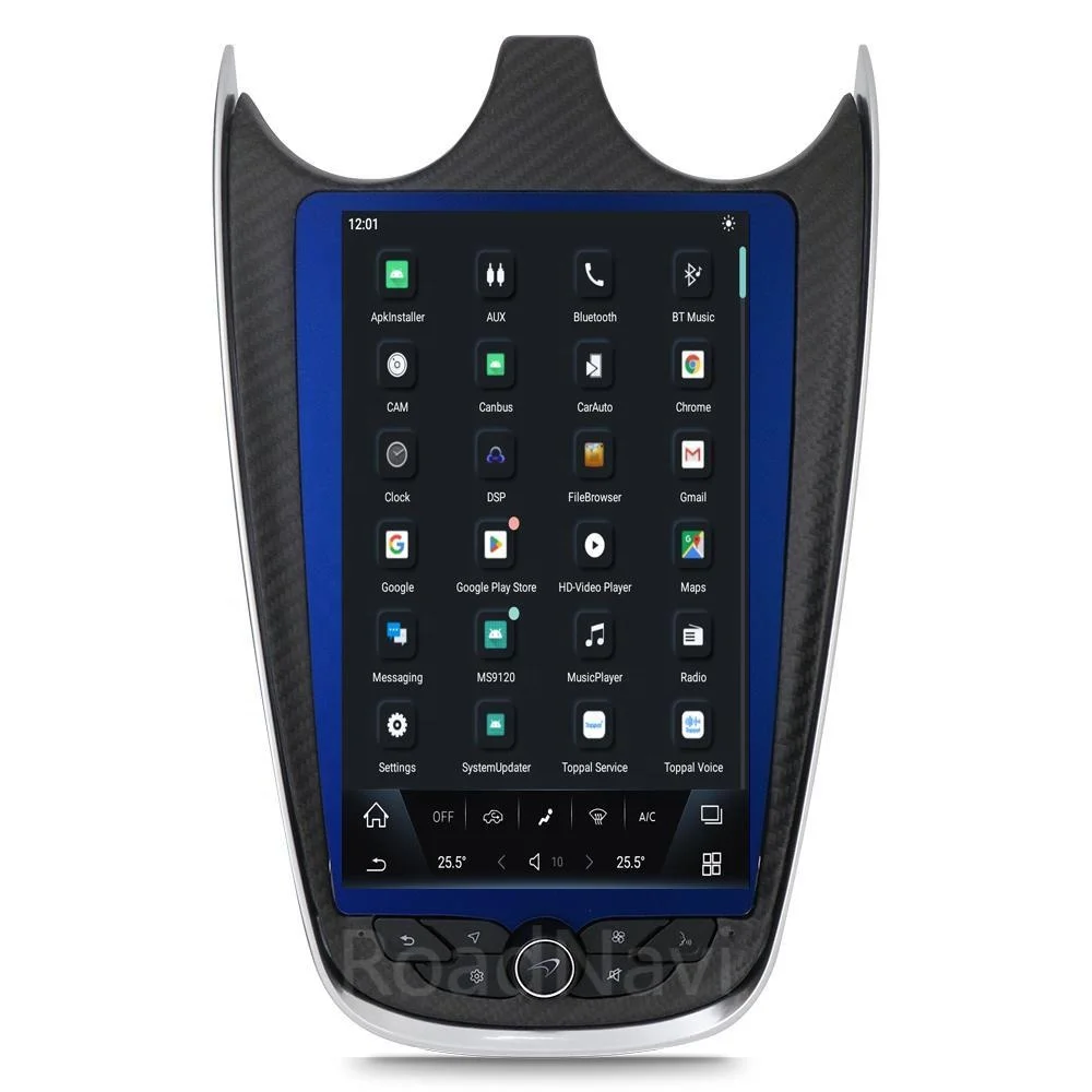9.9' RoadNavi Tesla Android Screen For McLaren 540 570 GT 2015-2021Car Multimedia Navigation Radio CarPlay WIFI DSP GPS