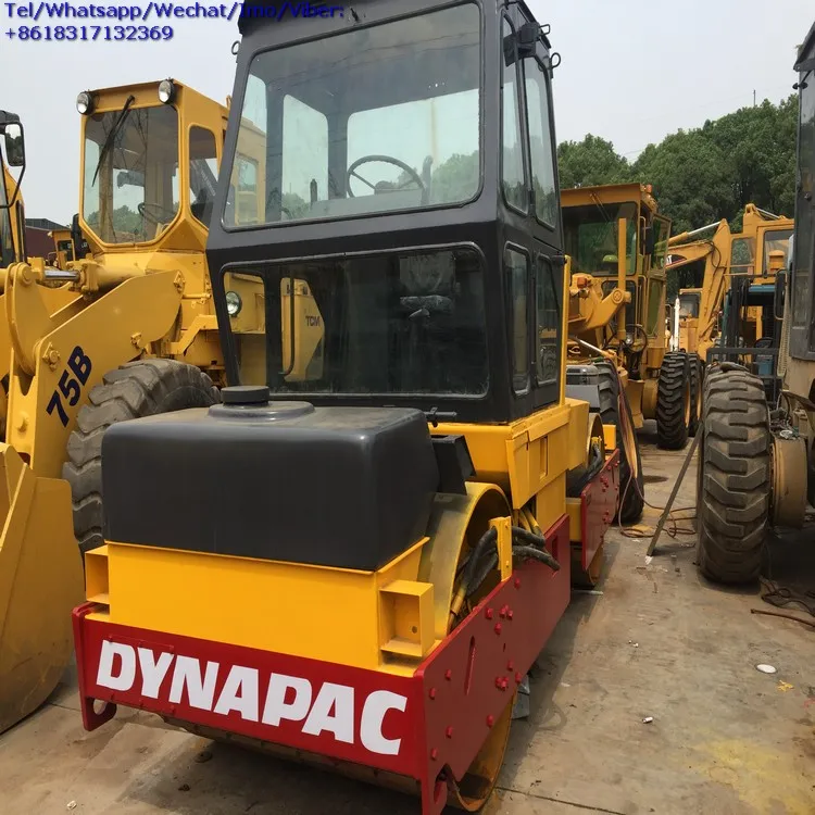 Подержанный вибрирующий дорожный каток Dynapac CC221 CC421 уплотнитель для продажи в