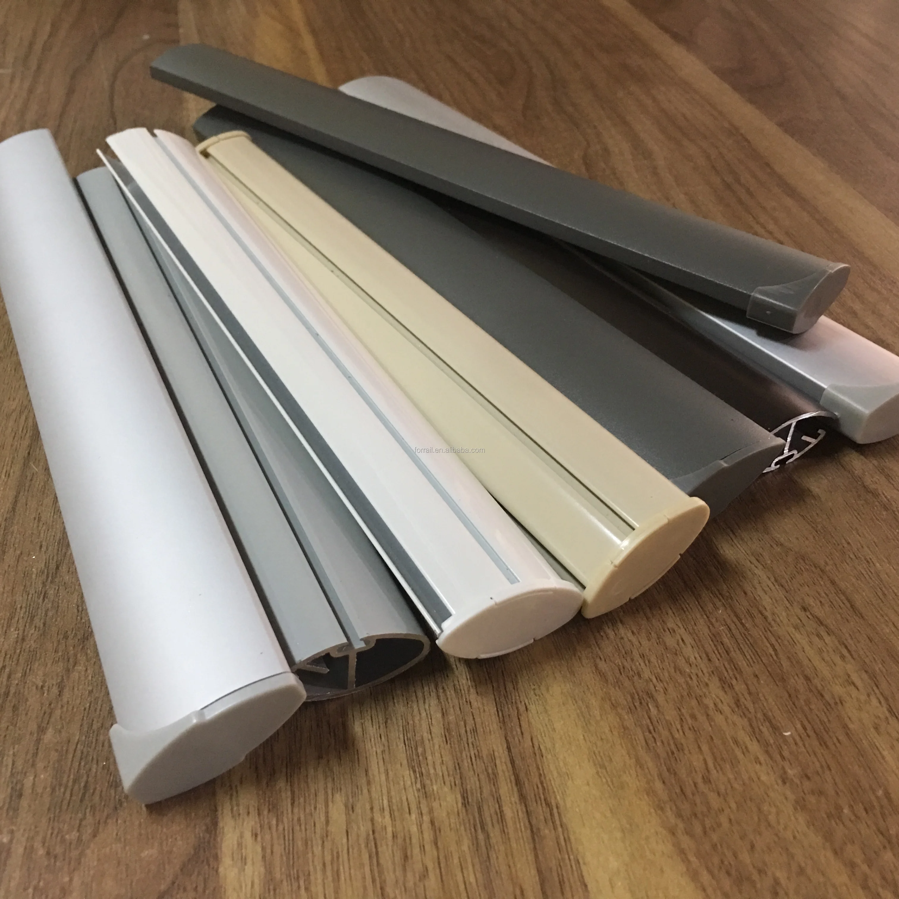2021 Hot roller blinds components blind bottom rail roller blinds accessories / Aluminium 6063-T5 profile powder coated
