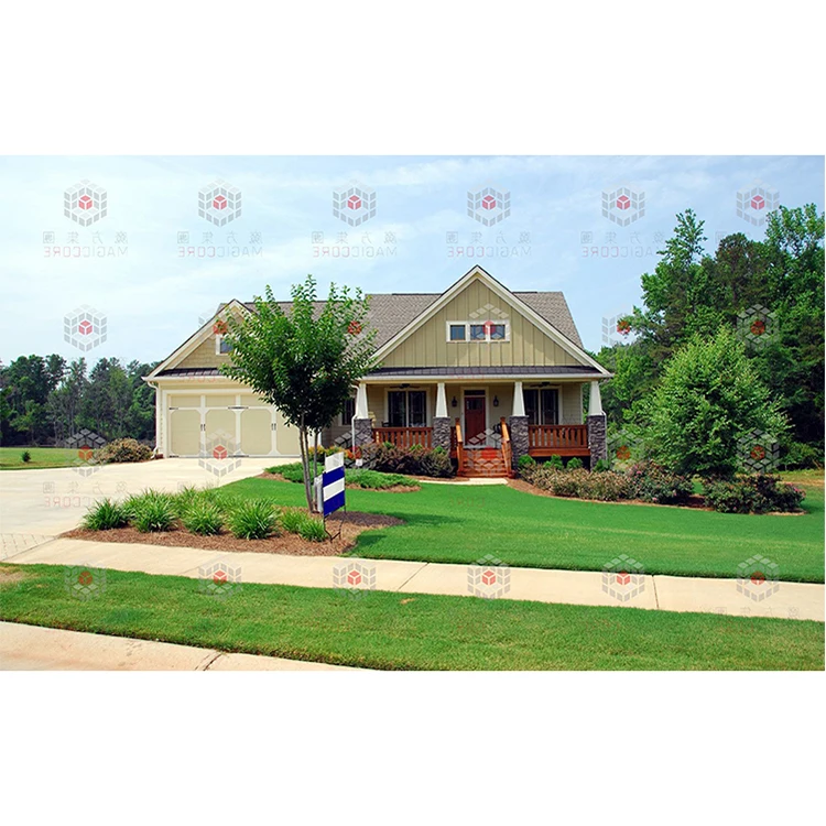 Изготовленный на заказ дом-вилла 4 спальни сборный дом вилла Рождественская деревня Легкий