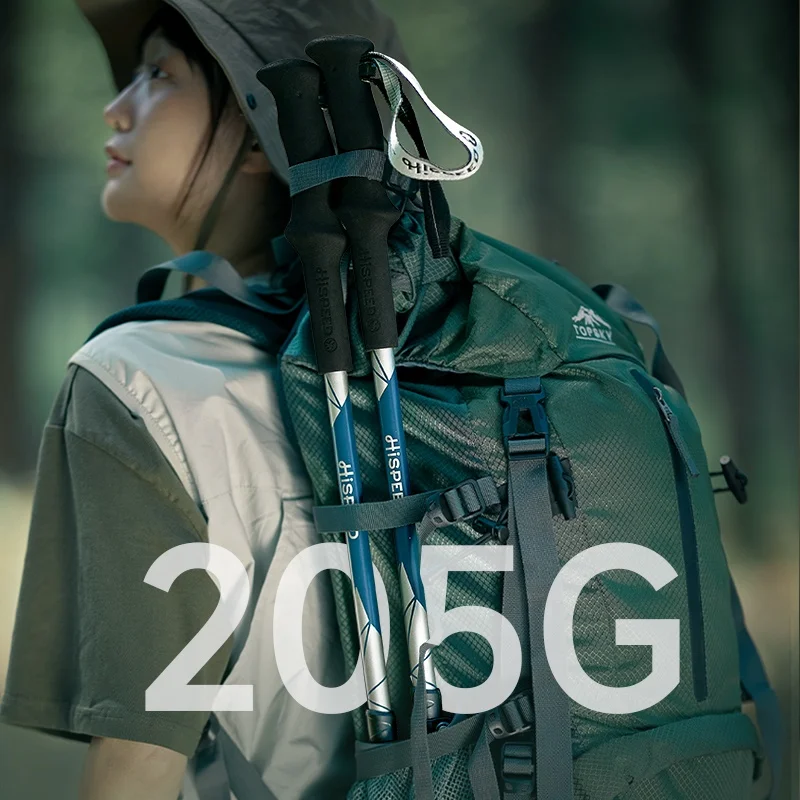 HISPEED Carbon Trekking Pole 7075 Aluminum Height Adjustable Tracking Walking Hiking Sticks Trekking Poles