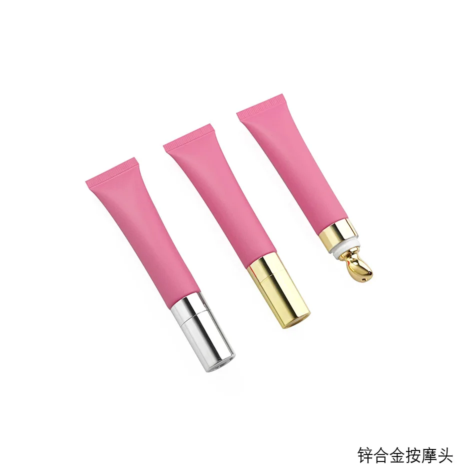 New 15ml Custom Empty Eye Cream Lip Scrub Oil Balm Tube Lipgloss Containers Soft Plastic Tube Squeeze Cosmetic Packaging Tube