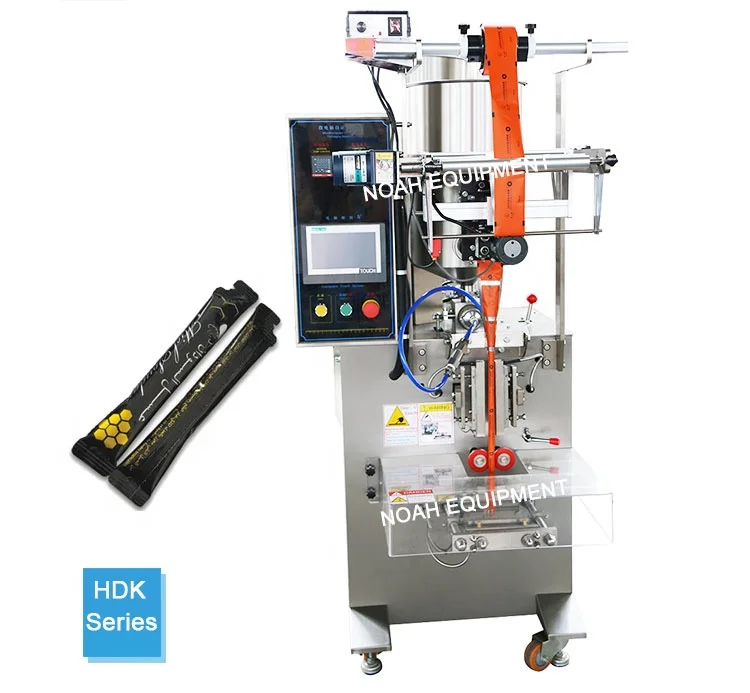 HDK GMP standards PT/PE foil liquid bag packing full automatic sachet bags filling sealing and capping machine