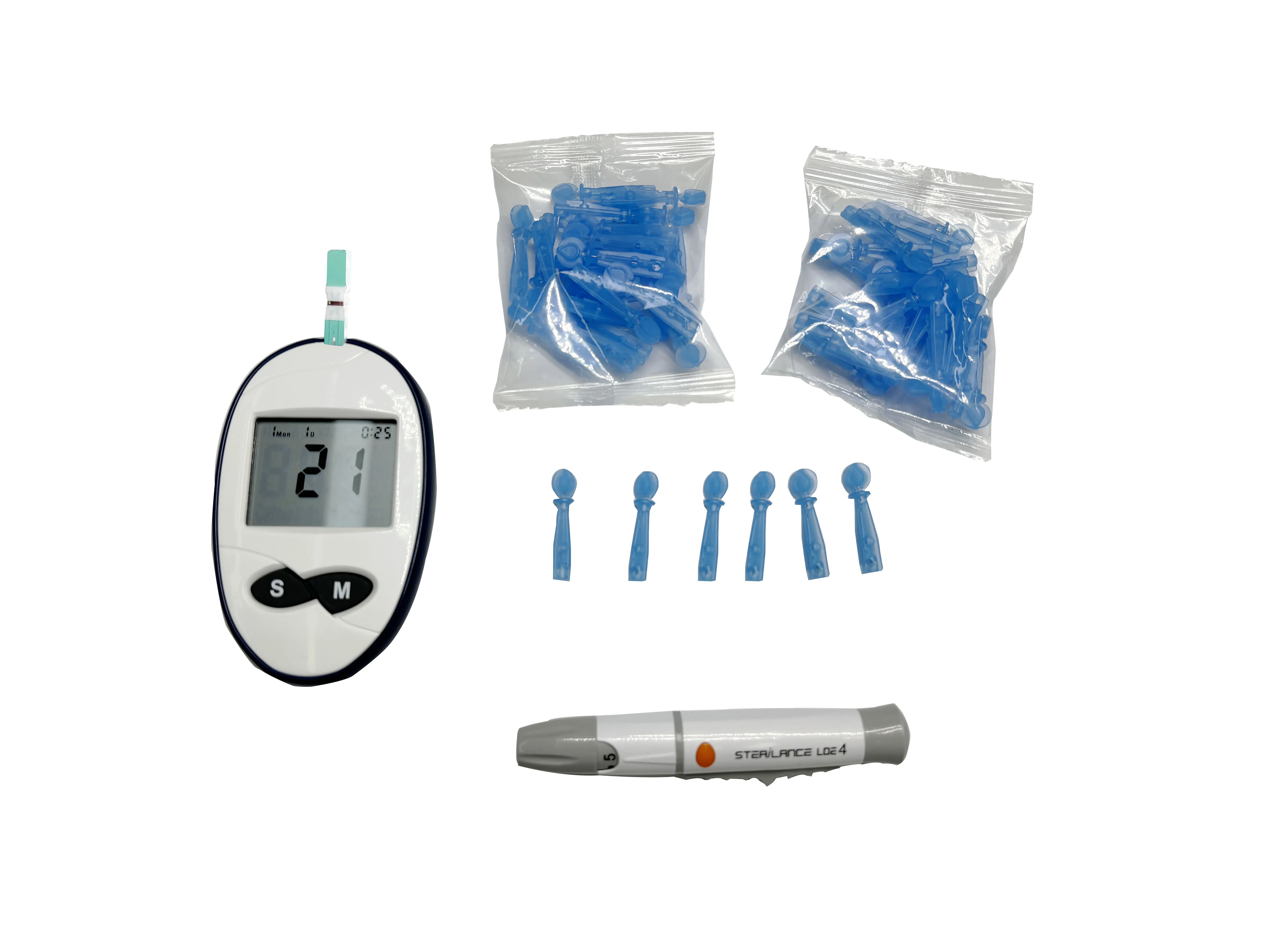 Manufacturers Top Selling Home Use Auto Code Blood Talking Glucose Meter Tracker Best Kit Smart Glucometer Monitor