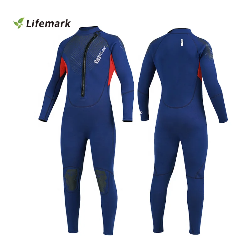 3MM Neoprene Wetsuit Men Women Front Zipper Diving Suit for Snorkeling Scuba Diving Swimming Kayaking KiteSurfing Full Wetsuit