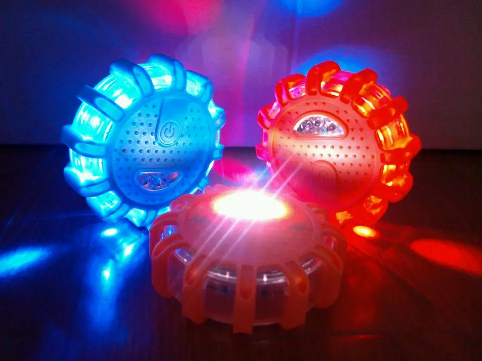 10-IN-1Patterns Traffic LED hazard lights With Magnet Shockproof Waterproof