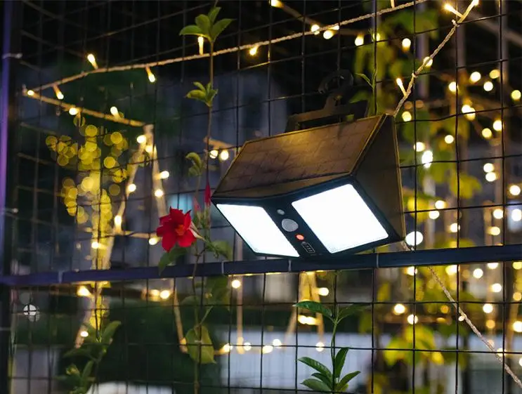 360LED Solar Light Wall Lamps 12000mAh 6 Model Motion Sensor IP65 Waterproof Outdoor Yard Garden Street Induction Night Lights